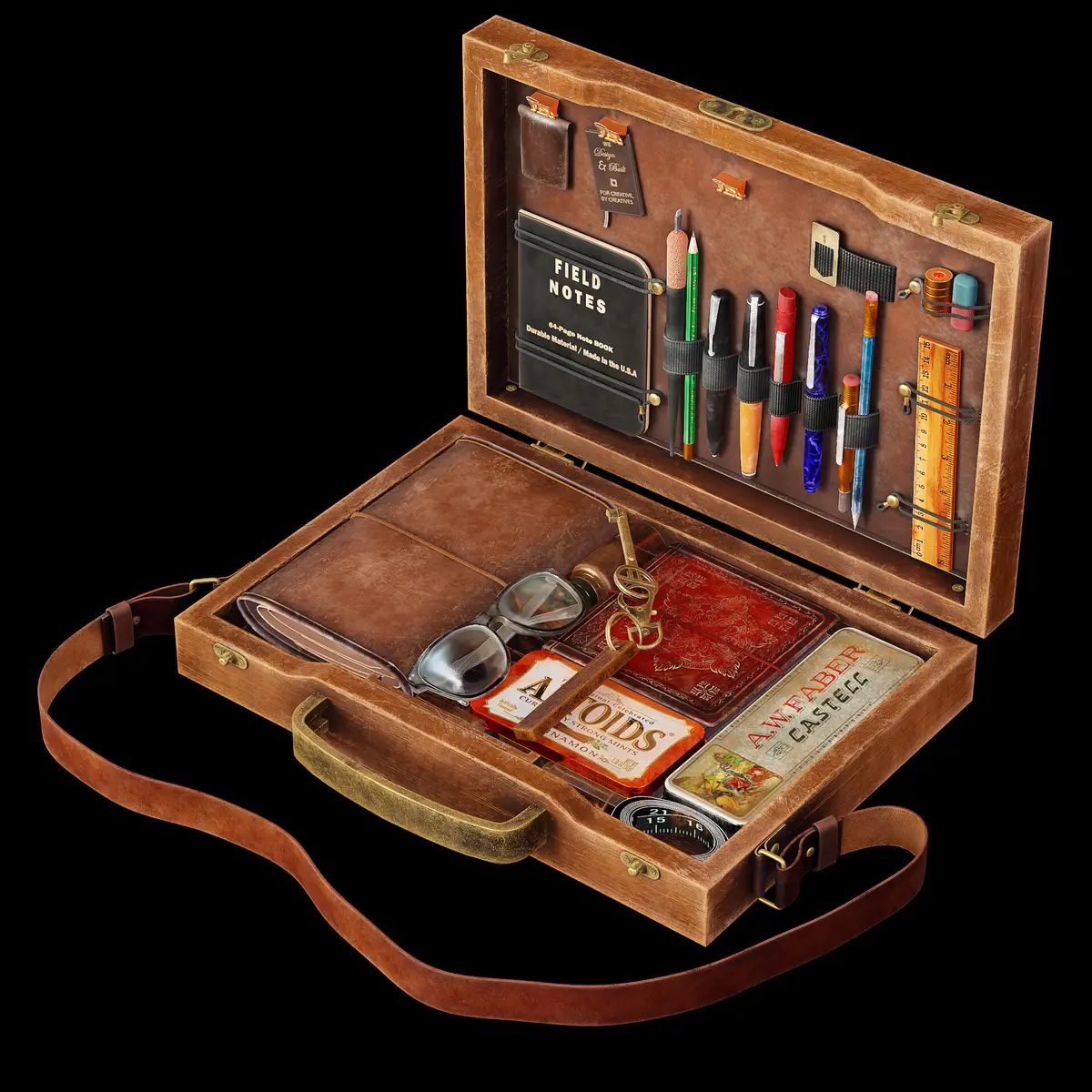 Wooden Briefcase
