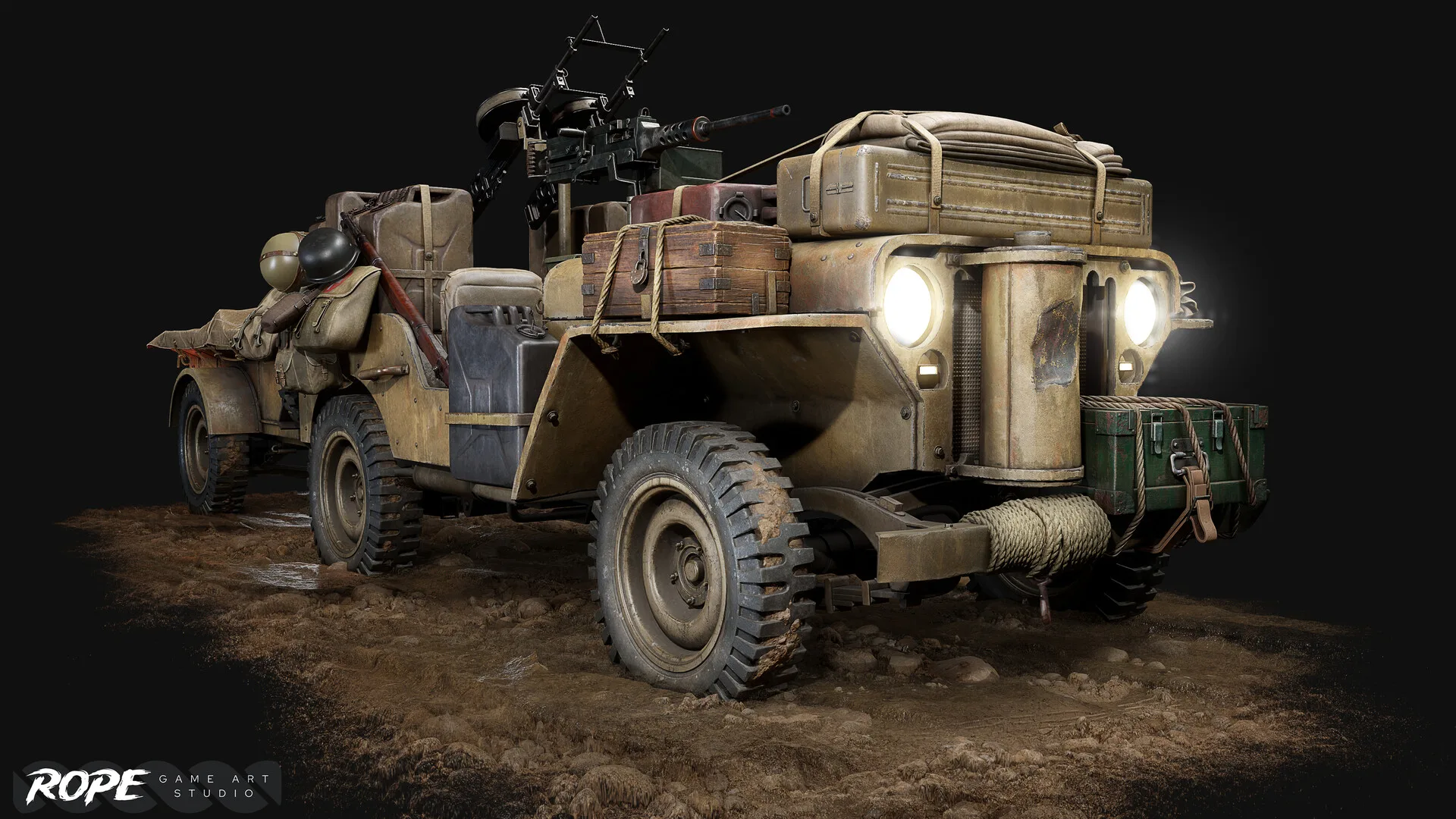 Military Jeep, view 3